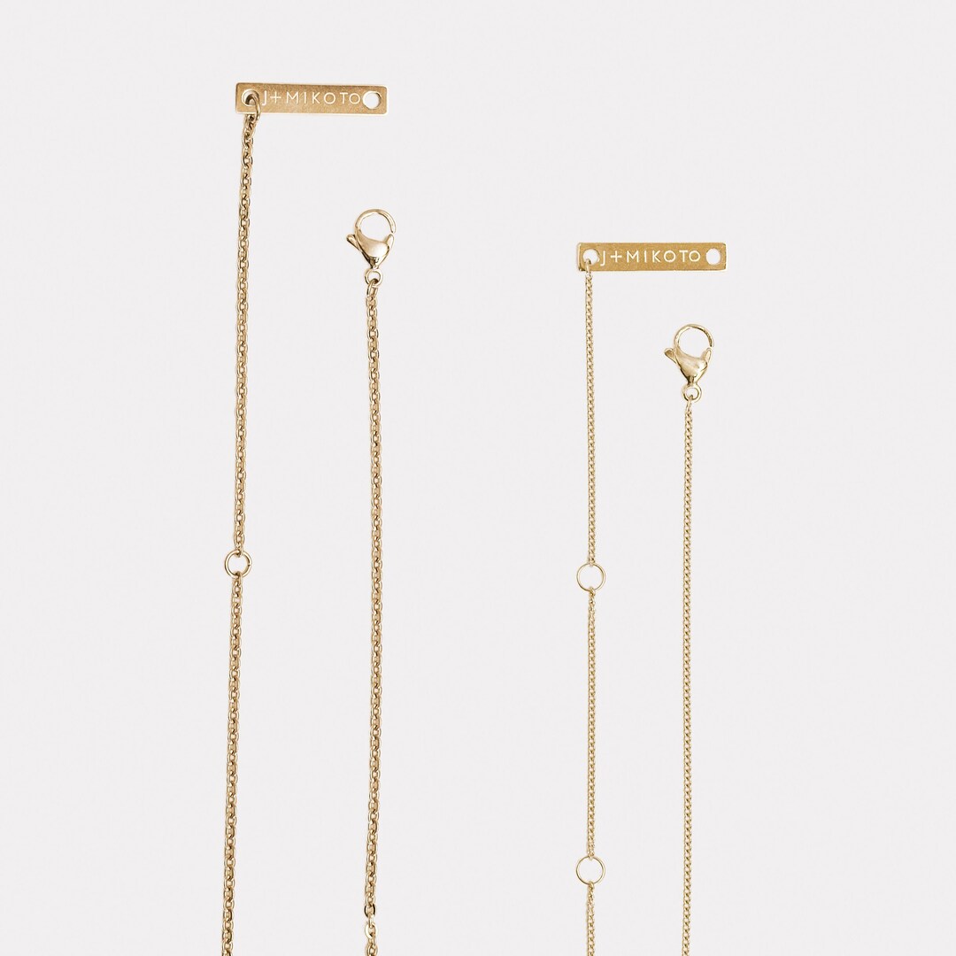STEEL CHAIN COMBO - Dainty Curb Chain - Sturdier Rolo Chain - Chain ...