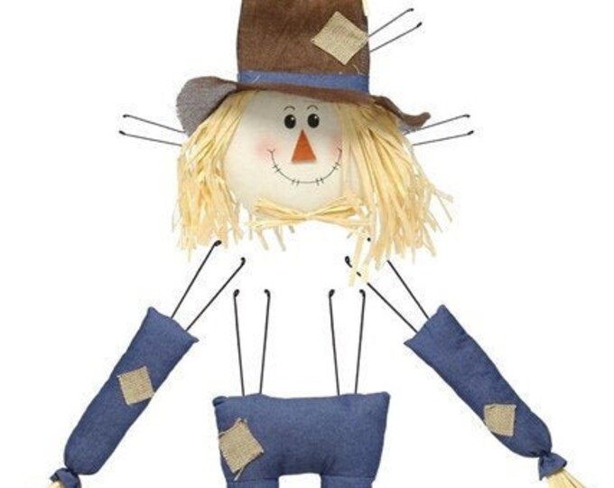 Plush Scarecrow Wreath Kit Scarecrow Wreath Attachment Etsy