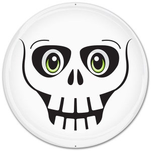 Skeleton Face sign, Wreath attachment, Wreath Center, Craft supplies, Wreath sign