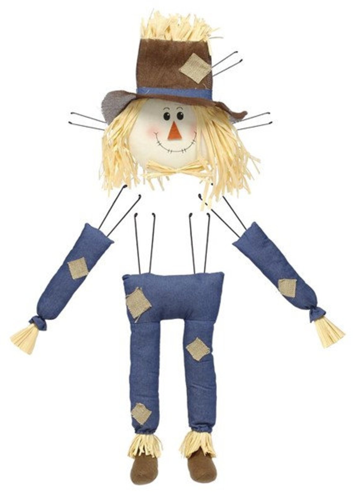 Plush Scarecrow Wreath Kit Scarecrow Wreath Attachment Etsy