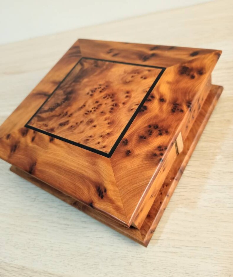 SECRET OPENING BOX Hidden Lock Box/ Four Hidden Compartment Etsy