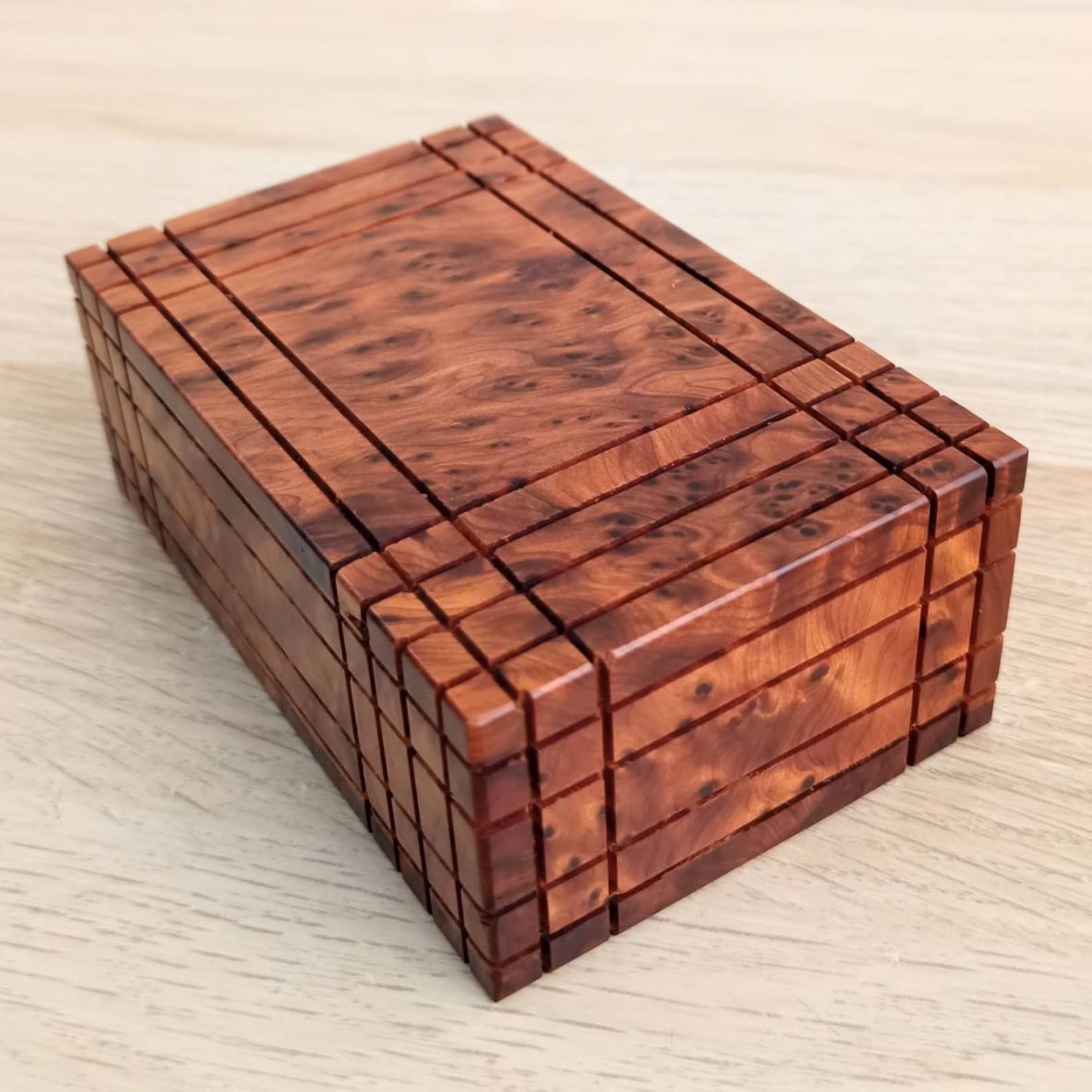 SECRET OPENING BOX Secret Lock Wood Box Puzzle Box Money Etsy