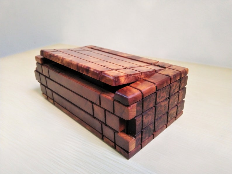 Secret Jewelry Box Case Secret Lock wooden Box Special Gift Etsy