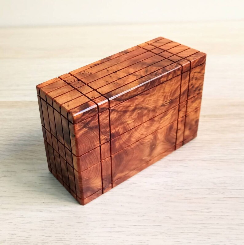 SECRET OPENING BOX Hidden Lock Box/ Puzzle Box/ Secret Lock Etsy Canada