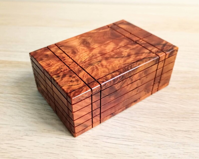 SECRET OPENING BOX Hidden Lock Box/ Puzzle Box/ Secret Lock Etsy Canada