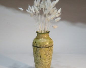Pecan Vase  - hand turned wooden vase by Thomas Helmick - item #155