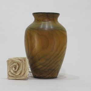 Wooden Vase handmade from Bodark- Thomas Helmick item #145