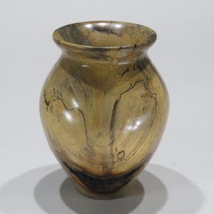 Silver Maple Vase hand turned-Thomas Helmick item #200