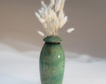 Oak Vase - hand turned by Thomas Helmick, item #197