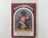 Vintage Dream Spinners Sewing Pattern UNCUT 123 See-Saw Friends Full Size Pattern for 20 quot Topsy-Turvy Dpll, Clothes and Topsy-Turvy Baby
