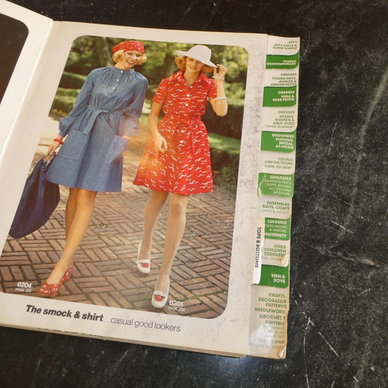 Simplicity Patterns Catalog Large Store Counter Pattern Book March 1974 VTG image 3