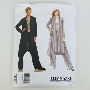 Vogue 1022 Issey Miyake Designer Sewing Pattern UNCUT Duster Jacket and Pants for Misses Size L-XL-XXL for 38"-48" Bust  2007