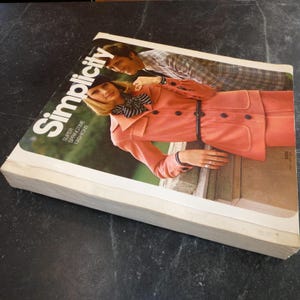 Simplicity Patterns Catalog Large Store Counter Pattern Book March 1974 VTG image 2