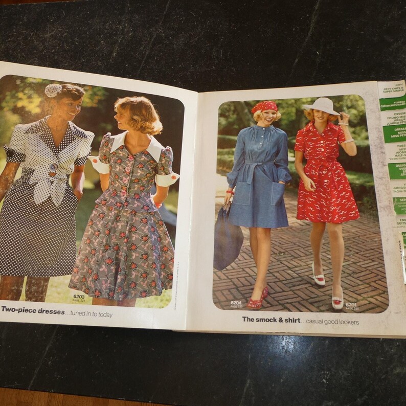 Simplicity Patterns Catalog Large Store Counter Pattern Book March 1974 VTG image 4