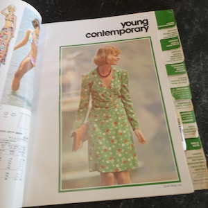 Simplicity Patterns Catalog Large Store Counter Pattern Book March 1974 VTG image 6