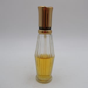 Vintage Guerlain Shalimar Perfume Cologne Spray 2.5 fl oz Bottle Used Half Full