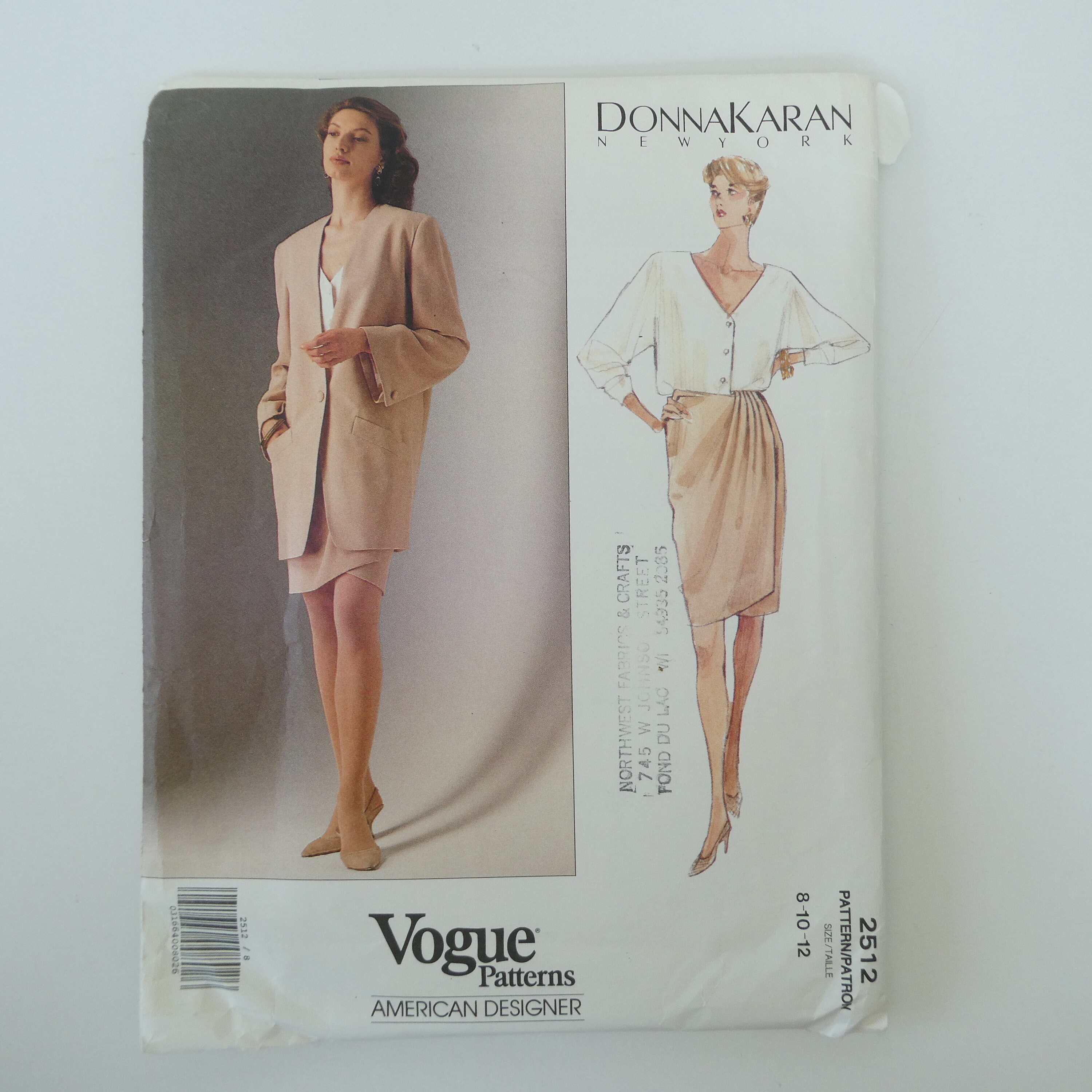 80-90s DONNA KARAN　Linen Over Jacket DONNA KARAN Vintage 1990s Silk Linen Mix Fabric Timeless