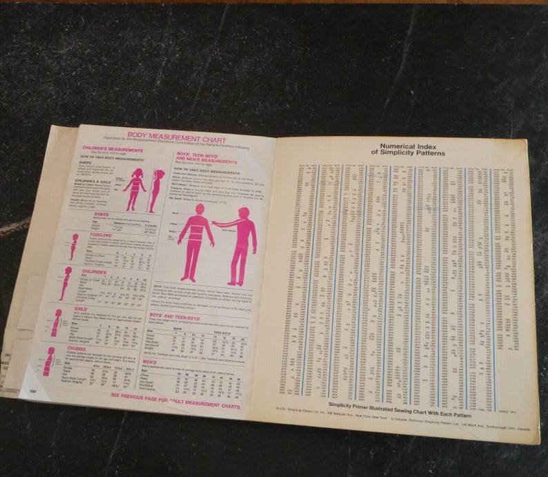 Simplicity Patterns Catalog Large Store Counter Pattern Book March 1974 VTG image 9