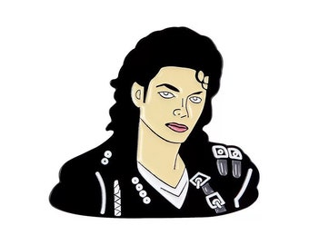 Micheal Jackson Enamel Pin, MJ Collectors, Pin Collection, Unique Pins, Micheal Jackson