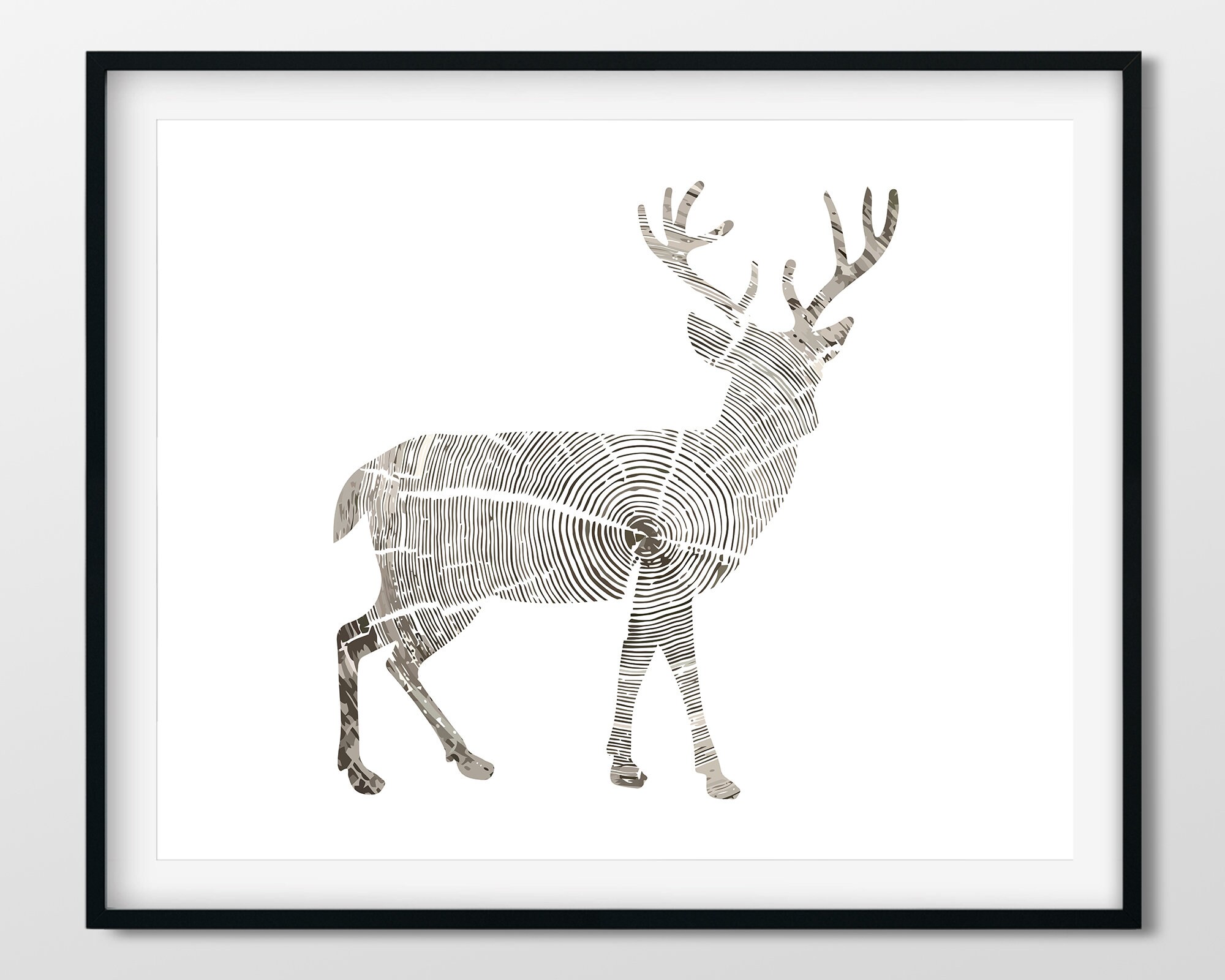 Wildlife Prints Set of 5 Wooden Animal Wall Art Wildlife Art Etsy Canada