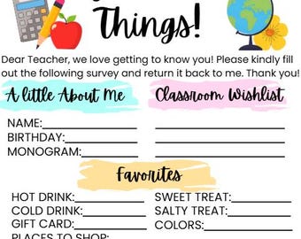 My Favorite Things for Teachers and School Staff, Edit with Canva