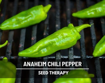 Semillas de chile Anaheim – Variedad tradicional, picante suave, no transgénicas (25 semillas)