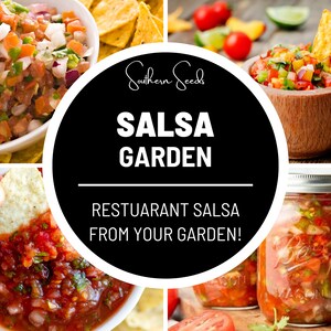 Salsa Seed Collection - Restaurant Style - 10 Amazing Seed Varieties - Perfect for Making Homemade Salsas and Dips