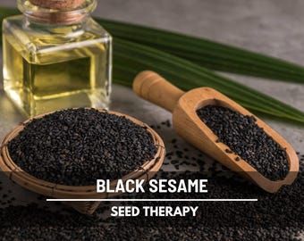 Black Sesame Seeds – Heirloom, Rich Flavor, Medicinal & Culinary, Non-GMO (100 Seeds)