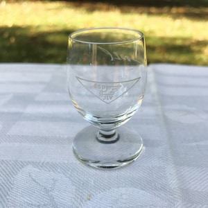 Tjeckoslovakien Järnvägar Restauranger Bilservice Företag JLV Shot Glass ČSD***Tschechoslowakische Eisenbahnen - Schnapsgläser***Czechoslovak Railways Shot Glass