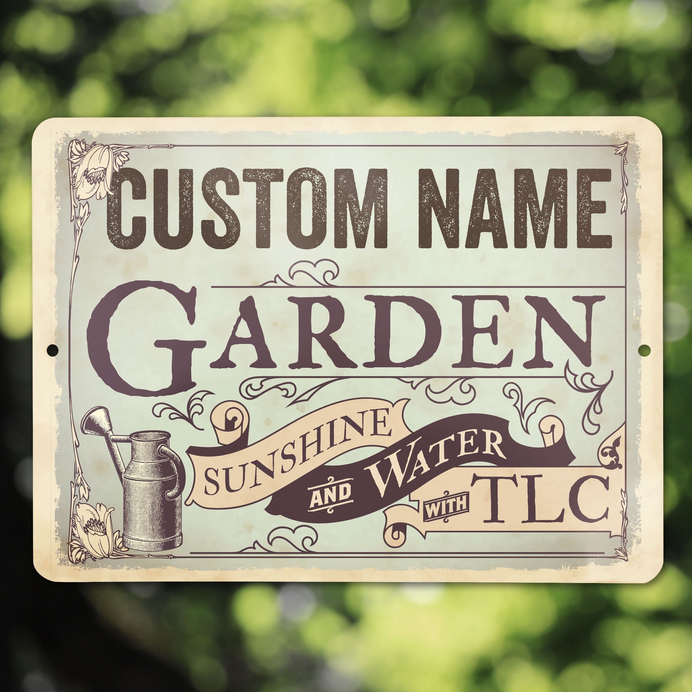 outdoor metal signs vintage