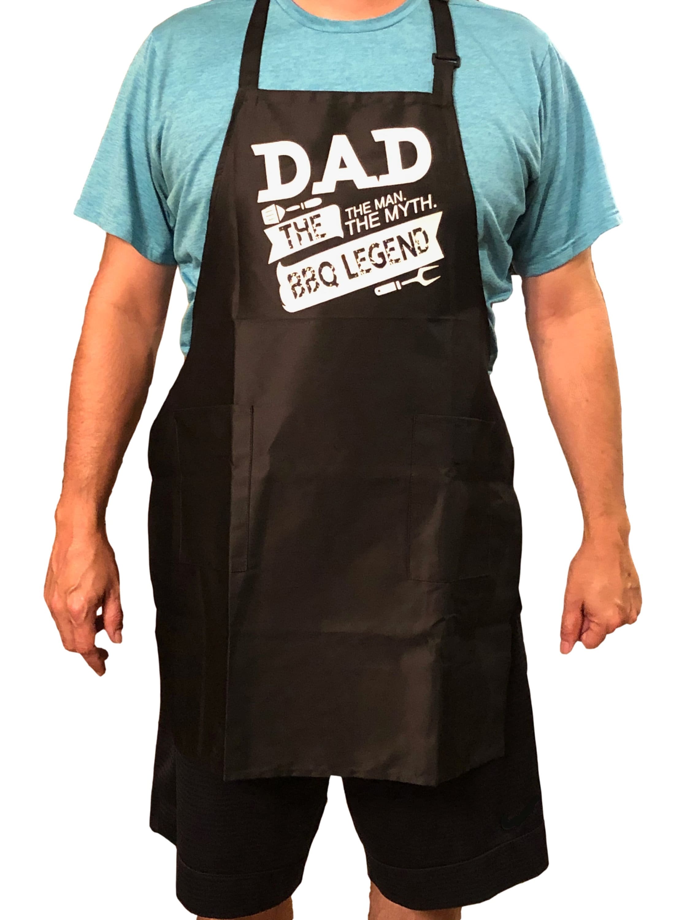 BBQ Funny Grilling Cooking Men Aprons Kitchen Apron Dad the Man Myth