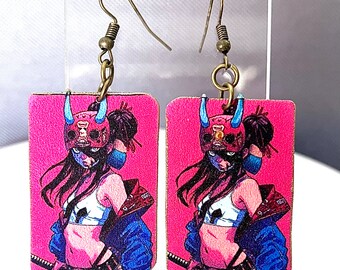 Anime Character Inspired Drop Earrings