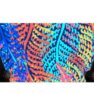 Onesole neon coral print comfy  interchangeable shoe tops
