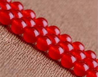 Nouveau 6 mm Grenat Pierres Précieuses à Facettes Ronde Loose Beads 15" Strand Nouveau 6 mm Grenat Pierres Précieuses à Facettes Ronde Loose Beads 15" Strand
