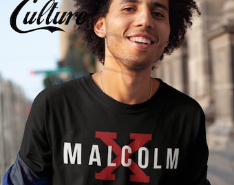 Malcolm X, camiseta unisex del Orgullo Negro