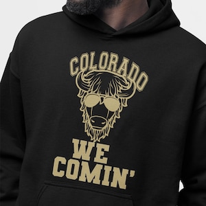 Colorado We Comin 'Fußball Unisex Hoodie