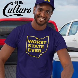 Worst State Ever Michigan Football Fan Unisex T-Shirt