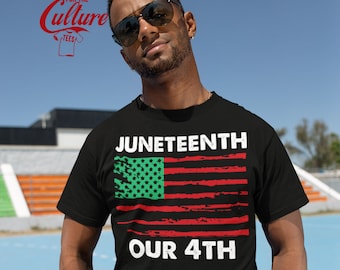 Camiseta Freeish Juneteenth: Camiseta unisex de algodón Black Pride