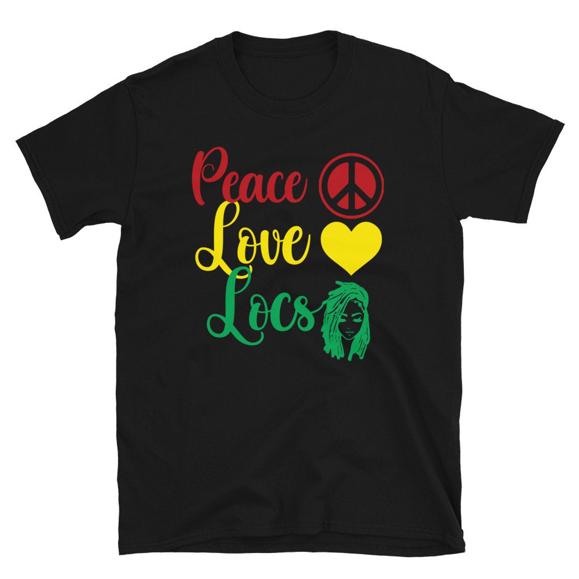 Peace Love and Locs Shirt Loc's Shirt Loc'd - Etsy
