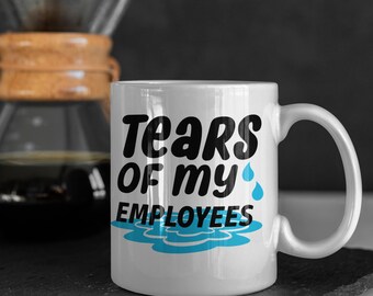 El Jefe Coffee Cup. Taza En Espanol Para El Jefe O Supervisor De Personal. Manager Or Boss's Cup