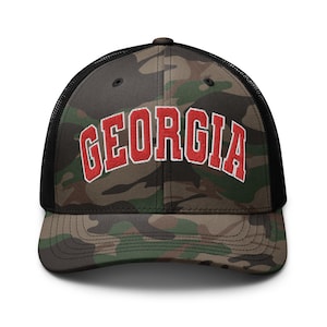 Georgia Camouflage trucker hat