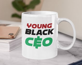 Young Black CEO Entrepreneur Mug