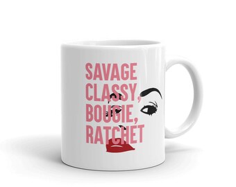 Savage, Con clase, Bougie, Gta de trinquete Hip Hop Taza