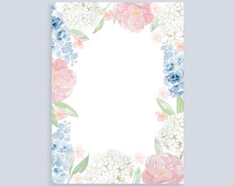Spring Flowers Notepad
