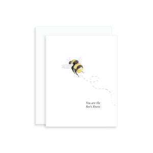 You're the Bee's Knees Bumblebee Watercolor Greeting Card