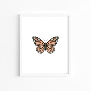 Butterfly Watercolor Art Print 1