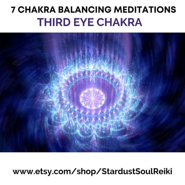 MP3 Third Eye Chakra Cleanse & Rebalance Guided Meditation, 7 Chakra Guided Meditation