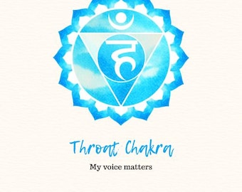 Descarga digital instantánea - Afirmación del chakra de la garganta