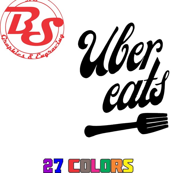Uber Eats Decal - Etsy