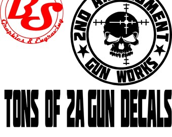 Merica LIBERTY 6/" Lady Statue RIFLE Ak47 Shooting Ammo Vinyl Decal Sticker noBS